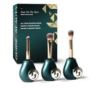 Guide Beauty Easy on the Eyes Collection Eyeliner Brush Set of 3 Premium Cosmetic Precision Makeup Brushes