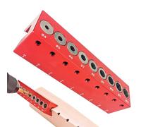 Guide Block for Drilling, 45 Degree Metal Drilling Jig for Wood | Locating Template Block for Doweling - for Carpenters, Handymen, Carpentry and Builders
