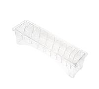 Guide Comb Storage Box 10 Grid Container Transparent for Barber Shop