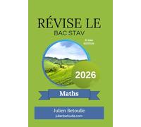 Guide de révisions bac STAV maths 2026