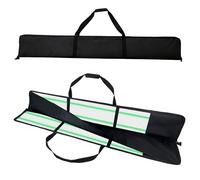 Guide Rail Bag 1.6 m, for up to 2 Rails 1100 mm/1400 mm/1500 mm, Plus Version, Compatible with Bosch, Makita and Festool, 600D Oxford Fabric with 3-Layer Cushioning, Shoulder Strap and Accessories