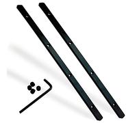 Guide Rail Connector Accessories Kit 71358 482107 Compatible with Festool | Makita | DeWalt Track Saw Secure Long Cuts, 2 Pack, Black