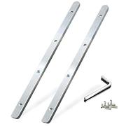 Guide Rail Connector Accessory Kit 71358 482107 for Festool Makita DeWalt Track Saw Long Cuts, Triton in Integrated Guide Rail T-Slots for Secure Cutting, 2 Pack, Sliver