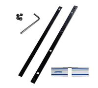 Guide Rail Connector Kit, 2 PCs Rail Saw Long Cuts Compatible with Bosch DeWALT Guide Rail Connector Set for Makita Curtain Track Accessories