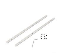 Guide Rail Connector Kit for Track Saw, 304 Stainless Steel Rail Extension with Self-Aligning Design, 2-Port Accessory for Long Cuts, Includes 8 Screws and 1