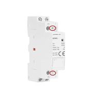 Guide rail modular Contactor- DC12V DC24V coil voltage 25A 2NO 2NC 1NO1NC 50/60Hz AC220V DC(2P 25A 2NC AC220V)