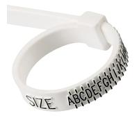 Guide Ring Sizer Measurement, Professional & Accurate for Men and Women Sizes A-Z Ring Size Measures Ring Sizes, Measurement Circle, Including Ring Size Chart UK - A to Z with Hand Size