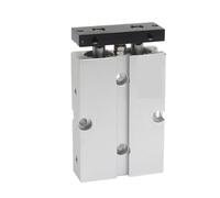 Guide Rod Plate Double Rod Cylinder Slide Bearing, Two Rod Pneumatic Cylinder Magnet Guide Rod Double Acting Multiple Sizes(40MM*20MM)