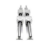 Guide SBR 2pcs Linear Guide Rail SBR12 / SBR16 / SBR20 1200mm 1300mm+ 4pcs SBR12/16/20UU Linear Bearing Blocks For CNC Part IINKUEYK(SBR20UU,1100mm)