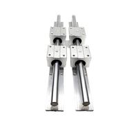 Guide SBR 2pcs Linear Guide Rail SBR12 / SBR16 / SBR20 1200mm 1300mm+ 4pcs SBR12/16/20UU Linear Bearing Blocks For CNC Part IINKUEYK(SBR20UU,1400mm)