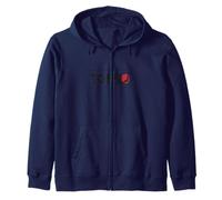 Guide to the Country Japan Map Zip Hoodie