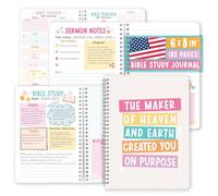 Guided Bible Study Journal For Women - Bible Journal For Men, Church Notes Notebook, Church Notebook For Taking Notes, Christian Gifts For Men, Doodle Faith Planner