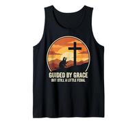 Guided by Grace But Still A Little Feral Tank Top
