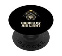Guided By His Light Christian Faith PopSockets Adhesive PopGrip