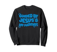 Guided By Jesus And My Parents Christian Kid Christianity Sweatshirt
