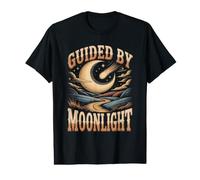 Guided by Moonlight Sign Astrology Lunar Zodiac Value Graphic T-Shirt