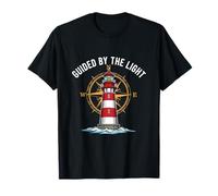 Guided by The Light Nautical Lighthouse Enthusiast T-Shirt