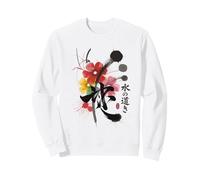 Guided by Water Inspiring Japanese Calligraphy Sweatshirt