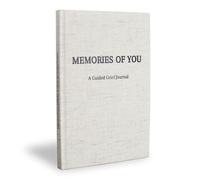 Memories Of You Grief Journal - Sympathy Gifts for Loss of a Loved One | Journal for Grief, Memorial Gifts for Loss of Dad, Grief Journal for Women, Best Bereavement Gifts - White/Gray