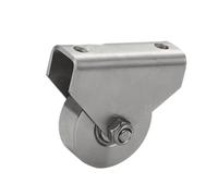 Guided Hardware Roller, Flat Pulley | Stainless Steel Track Wheel Bracket Assembly for Sliding Door Window Repair Use Cases Daily