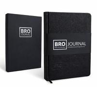 Bro Journal: 12-Week Guided Gratitude, Mindfulness, & Self-Improvement Journal for Men | Unique Daily Prompts, Activities, & Tips for Self-Care & Habit Building | A5 Size | Premium Gift Box Included