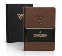 Guided Journal for Men | 13-Week Mindfulness & Self Mastery System for Habit Building, Reflection & Self Improvement | Daily Prompts & Exercises | A5 Vegan Leather | Premium Gift Box | His Vibe