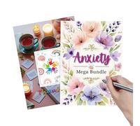 Guided Journal - Mental Health Note, Floral Planner | Self-Care Journal for Productivity Focus Change Growth Management Emotional Management Workbook Personal Reflection Organization