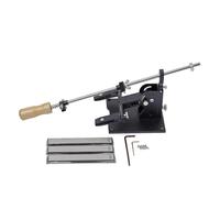 Guided Knife Sharpening System Heavy-Duty Aluminum Professional Knife Sharpener Tool with Adjustable Angle for Kitchen Cutter, Fruit Cutter