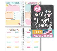 Guided Prayer Journal For Woman - Daily Prayer Journals For Women, Mens Devotionals Journals, Daily Devotional Journal For Women, Devotional Notebook, Chalkboard Religious Gifts