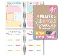 Guided Prayer Journal For Woman - Daily Prayer Journals For Women, Mens Devotionals Journals, Daily Devotional Journal For Women, Devotional Notebook, Kraft Religious Gifts