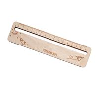 Guided Reading Ruler - Wooden Tracker, Classroom Study Aid, Durable Text Aid Tool, Educational Literacy Assistant, Practical Measuring Tape | Functional Reading Accessory