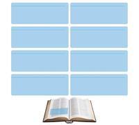 Guided Reading Strips, 8pcs Dyslexia Overlays Tracking Highlight Color Overlay Bookmark Reduce Visual Stress Teacher Teaching Supplies for Classroom ADHD Dyslexia Aids Specialists (Sky Blue)