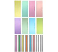 Guided Reading Strips Colored Highlight Strips Overlays and Rulers, 16 Pieces Guided Read Strip, Dyslexia Read Tools for Kids Reading, Student Tools (Multiple Colors)