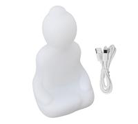 Guided Visual Meditation Breathing Light Mindfulness Tool for Stress Relief Anxiety Calm Relaxation Adults Kids Home Office Desk Nightstand Silicone Plastic 6.8x3.8in