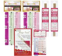 Guidelines4Quilting Basic FSQ Set for 24-in and 12-in Quilt Rulers - Make Accurate 9 and 16-Patch, Flying Geese, Diamond-in-A-Square Quilt Blocks Any Size. No Math or Pricey Dies. No Fabric Waste