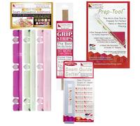 Guidelines4Quilting Basic FSQ Set For12-in Quilt Rulers - Make Accurate 9 and 16-Patch, Flying Geese, Diamond-in-A-Square Quilt Blocks Any Size. No Math or Pricey Dies. No Fabric Waste