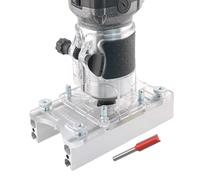 Guides for Cutters in Woodworking, Mounting Base Plate with Slots for Trimming Devices, Hollow Cutter Holder, for Garage, Workshop, Woodwork, Crafts, Industry, Hollowing, , Carving