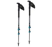 Guidetti - Aluminium and Carbon hiking poles - B Light Saphir Carbone Alu in Aluminium - Black Black one size