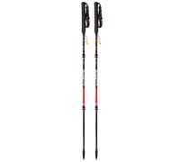Guidetti - Folding trail running poles - Silver Aéro in Aluminium - Size 130 cm - Red Red 130 cm