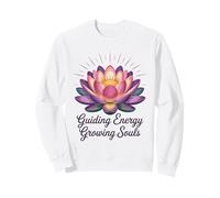 Guiding Energy Growing Souls Spiritual Lotus Reiki Healer Sweatshirt