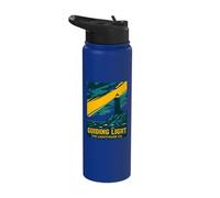 Guiding Light Lighthouse Adventure Endurance Coastal Ocean Stainless Steel Insulated Water Bottle