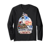 Guiding Light of American Liberty Long Sleeve T-Shirt