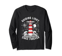 Guiding Light Since Forever Lighthouse Coastal Lover Long Sleeve T-Shirt