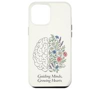 Guiding Minds Growing Hearts Floral Brain Mental Health Case for iPhone 12 Pro Max
