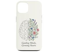 Guiding Minds Growing Hearts Floral Brain Mental Health Case for iPhone 13