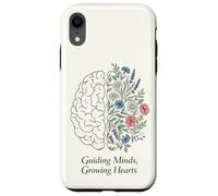 Guiding Minds Growing Hearts Floral Brain Mental Health Case for iPhone XR