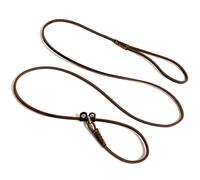 Guiding Star Leather Dog Leash for Small Dogs 6 ft Up to Medium Dogs (P Leash, 6Ft*1/5in)
