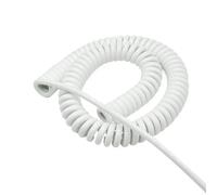 GuidNaurys 0.2mm2 Coiled Electric Wire 24AWG Stretch 6 Meters Extensible PU Pure Copper Soft Electronic Line Retractable(5 Cores)