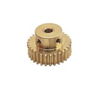 GuidNaurys 0.5 Module 100 Teeth Copper Worm Gear 1:100 Reduction Turbine Pinion 51.5mm Diameter 0.5M 100T Worm Turbine Gear meshing angle(10mm bore)