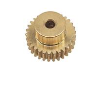 GuidNaurys 0.5M Brass Worm Gear Cylindrical Turbine Pinion 15:1 20:1 40:1 60:1 Reduction Ratio 0.5 Module Turbine Worm Gear meshing angle(35T 10MM BORE)